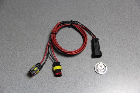 Wiring harness extension for dual Guerrilla Bypass