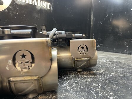 Dodge RAM 2025+ 3.0L i-6 Twin Turbo High-Output Hurricane custom fit dual Guerrilla Bypass, Inclusief Testpipe