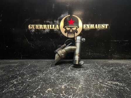 2015-2025 Renault Talisman 1.6&amp;1.8 custom fit single Guerrilla Bypass +Middendemper delete, EXCLUSIEF INSTALLATIE