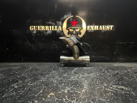 2015-2025 Renault Talisman 1.6&amp;1.8 custom fit single Guerrilla Bypass +Middendemper delete, EXCLUSIEF INSTALLATIE