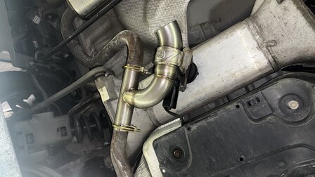 2018+ Peugeot 508 1.2 PureTech custom fit single Guerrilla Bypass +Middendemper delete, EXCLUSIEF INSTALLATIE