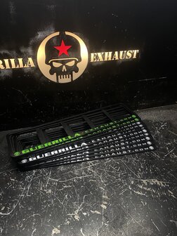 Kentekenplaat houder Guerrilla-Exhaust 