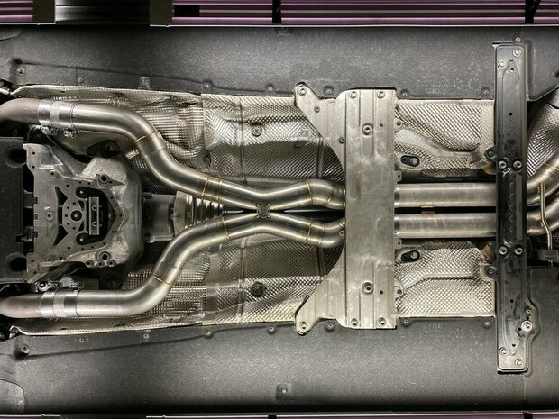 Audi RS6 C8 2019+ Guerrilla Revolution X-pipe, EXCLUSIEF INSTALLATIE