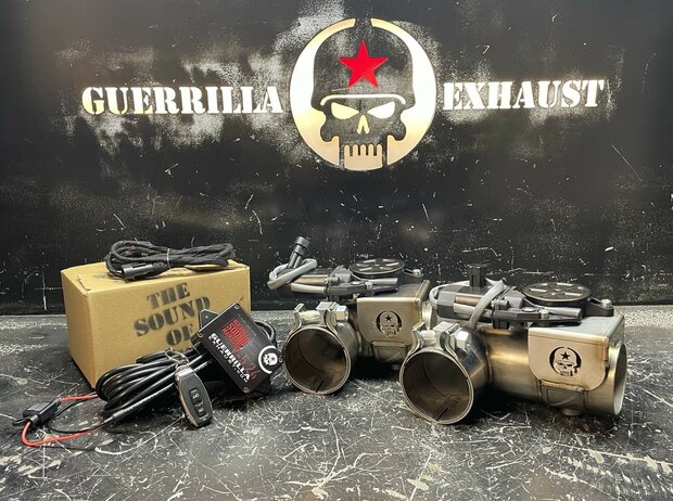 Dodge RAM 2025+ 3.0L i-6 Twin Turbo High-Output Hurricane custom fit dual Guerrilla Bypass, Inclusief Testpipe