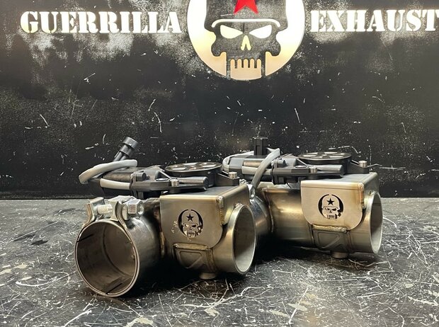 Dodge RAM 2025+ 3.0L i-6 Twin Turbo High-Output Hurricane custom fit dual Guerrilla Bypass, Inclusief Testpipe