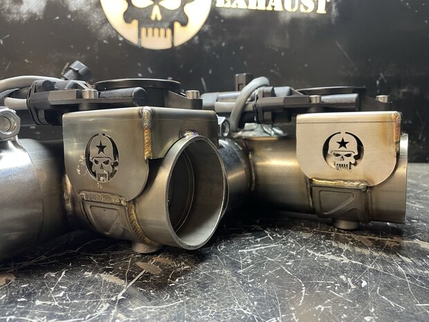 Dodge RAM 2025+ 3.0L i-6 Twin Turbo High-Output Hurricane custom fit dual Guerrilla Bypass, Inclusief Testpipe