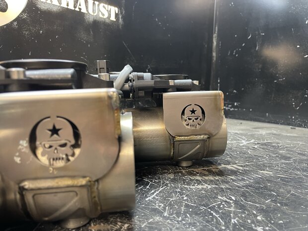 Dodge RAM 2025+ 3.0L i-6 Twin Turbo High-Output Hurricane custom fit dual Guerrilla Bypass, Inclusief Testpipe