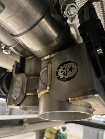 Dodge RAM 2025+ 3.0L i-6 Twin Turbo High-Output Hurricane custom fit dual Guerrilla Bypass, Inclusief Testpipe