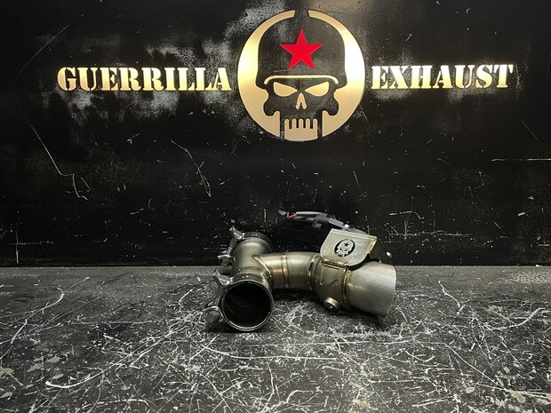 2015-2025 Renault Talisman 1.6&1.8 custom fit single Guerrilla Bypass +Middendemper delete, EXCLUSIEF INSTALLATIE